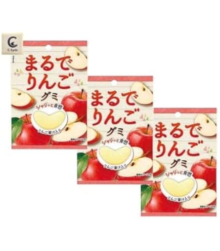 Amazon | 【5袋セット】まるで りんご グミ 53g×5 | ノーブランド品