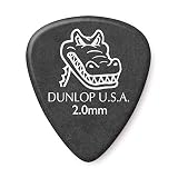 JIM DUNLOP 417R GATOR GRIP STD BK 2.0 ピック×12枚