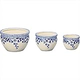 陶器植木鉢3点セット 【プランター おしゃれ 陶器 セット】
