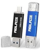 ABLAZE USBメモリ Type-C 64GB 2本セット デュアルUSB3.0＋Type-C対応 iPhone 16/15, Androidスマホ, パソコン, タブレット, Mac ノートPC対応