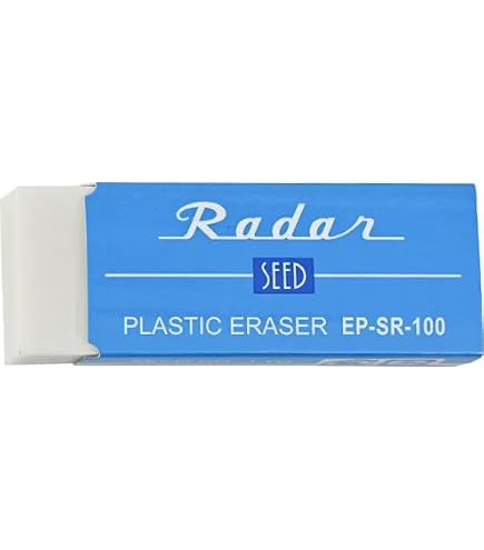 Radar SEED S10000プラスチック消しゴム超ビックサイズ2点セット Amazon.co.jp: シード レーダー消しゴム SR-100 EP-SR-100 : 文房具
