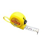 MIRACLE ステンレス メジャー テープ 3m 5m イエロー ストッパー付き 測定工具 メジャー 巻尺 (3m) MC-STMEJOR-3