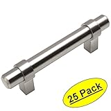 Cosmas 161 – 2.5snサテンニッケルContemporaryバーキャビネットハンドルプル – 2 – 1 / 2 "穴中心 – 25パック