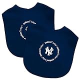 Baby Fanatic Team Color Bibs, NY Yankees, 2-Count by Baby Fanatic [並行輸入品]