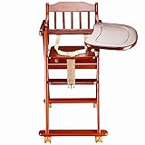 ソリッドウッドベビーチェアベビーハイチェア多機能折りたたみストレージ安全椅子-1-3歳の赤ちゃん (色 : 1#)
