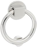Baldwin 0195055 Ring Door Knocker, Lifetime Bright Nickel by Baldwin