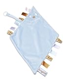Teddykompaniet - Diinglisar Blue Mouse Comforter Blanket with Soother Holder by Teddykompaniet