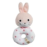 (株)内藤デザイン研究所 ラパン・レーヴ・ドゥ ベビーガラガラ ピンク