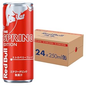 Red Bull レッドブル エナジードリンク スプリングエディション 250ml x 24本