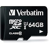 バーベイタム(Verbatim) microSD 64GB 最大90MB/s UHS-1 U1 class10 アイ・オー・データ機器による安心の国内サポート スマートフォン タブレットの写真や動画保存に MXCN64GJVZ5