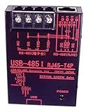 システムサコム工業 USB(COM)⇔RS-485絶縁変換ユニット 端子4Pタイプ (USB⇔RJ45/4P端子台) USB-485I RJ45-T4P