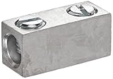 Morris Products 90614 2 Screw Splicer/Reducer, Aluminum, 1/0 AWG, 1/0 - 14 Wire Range [並行輸入品]