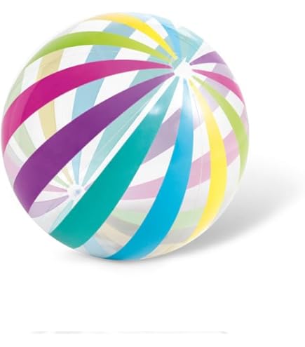 mic21ダイビングショップ[ 大きめ 未開封 60cm beachball ビーチボール ラブリー BREEZE クリアビーチボール（ラメ ] その他