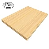 Teragren Wheat Caramelizedパネルシェルフ3 / 4 " Thick – Choose yourサイズ – 2パック Wide: 8" CNC-2SHELV-TERA/WHEA