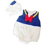 Disney ディズニーベビー服 ドナルドダック なりきり　新生児ロンパース 50-60cm