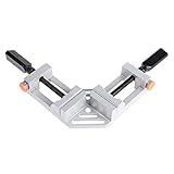 Demiawaking コーナークランプ 90度 固定 木工 溶接 直角クランプ 木工定規 直角定規 直角クランプ 固定板幅 固定 圧着 接着 DIY工具