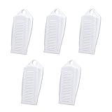 ノンスリップ家の戸の住宅のドアは白シリコーンドアウェッジオフィスフロアのドアストップ（5パック）を停止します