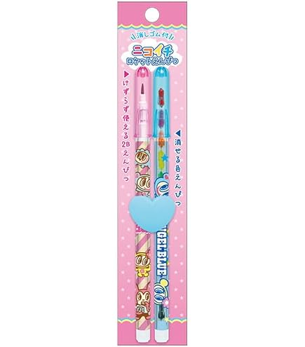 Amazon.co.jp: 平成レトロ ANGELBLUE エンジェルブルー 鉛筆 えんぴつ