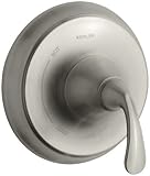 KOHLER K-T10277-4-BN Forte Rite-Temp Pressure-Balancing Valve Trim, Vibrant Brushed Nickel [並行輸入品]