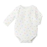 ミキハウス（ベビー）(mikihouse) ピュアベール 天使のはぐ ニットガーゼ長袖ボディシャツ (40-1566-615) 70cm 白（01）