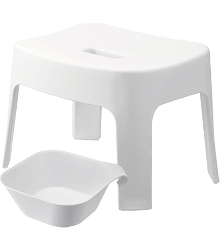 Amazon｜山崎実業(Yamazaki) 洗いやすいマグネット風呂イス 座面高26cm