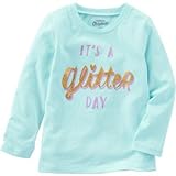 OSHKOSH(オシュコシュ) オシュコシュオリジナルグラフィックティ ブルー トップス長袖Tシャツ 4歳【並行輸入】