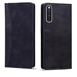 Torske Galaxy A41 スマホケース Galaxy A41 ケース 日版 ギャラクシーA41 手帳型ケース SCV48 SC41A カバー SC-41A ケース ギャラクシーa41ケース 内蔵マグネット開閉式 ベルトなし ギャラクシーSC41Aケース カードポケット 防水 折り畳み式 横置き機能 便利 GalaxyA41ケース Galaxya41スマホケース 携帯ケース (ブラック)