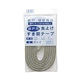 ダイオ化成:Dio 虫よけすき間テープ パイル長6mm×6mm×2.2m グレイ 120500 型式:120500