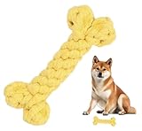 CHIPP'S 犬の噛むおもちゃ コットンガブボーン, 犬用おもちゃ, ロープ, 歯磨き, ストレス解消, イタズラ防止,中型犬 (クリスマス)
