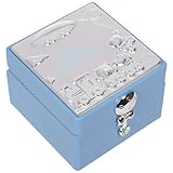 BABY BOY WOODEN KEEPSAKE BOX FOR CHRISTENING NEWBORN OR BIRTH by Shudehill