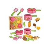 Stephen Joseph Wooden Cook Set おもちゃ [並行輸入品]
