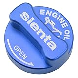 XIKER トヨタ シエンタ 170系 10系専用 エンジンオイルフィラーキャップカバー ドレスアップ アルミ製 エンジンルーム 汚れ防止 パーツ カスタム アクセサリー 取り替えグッズ ドレスアップ (ブルー)