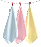 Spikerking Velvet Baby Handkerchief Washcloths , Super Soft & Absorbent Towels Perfect Gift for Sens