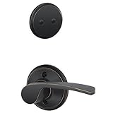 Schlage F94MER716LH Aged Bronze F-Series Merano Lever Left Handed Dummy Interior Pack from the F-Ser
