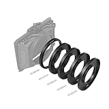 SmallRig ミニ マットボックス Mini Matte Box サンフード 67mm/72mm/77mm/82mm-95mmアダプターリング付き 4x5.65インチフィルターフレーム付きミニサンフード-3196