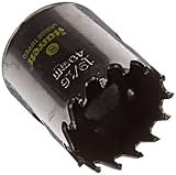 Starrett CT196 Steel High Performance Triple Chip Tungsten Carbide Tipped Hole Saw, Carbide Teeth, 1