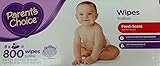 Parents Choice Fresh Scent Baby Wipes (800 Count) by Parents Choice [並行輸入品]