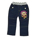 アンパンマン 裏フリース ロングパンツ 男の子 女の子 Anpanman （ネイビー80cm）