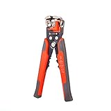 Youtumall 自動ワイヤーストリッパー オートマルチストリッパ 圧着ペンチ 電線カッター ストリップ線径自動調整 絶縁 0.2~6.0mm² (赤色)