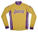 NBA Los Angeles Lakersメンズ長袖サイクリングジャージー S