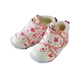 ホットビスケッツ マルチチェック＆ドット ファーストベビーシューズ (11.5cm, ラベンダー（76）)