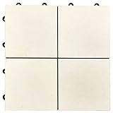 ジョイントセメントタイル イルフェボン プレーンアイボリー 30cm角 1枚単品 14CM301-W