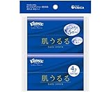 日本製紙 クリネックス ローションティッシュ 肌うるる ポケット 24枚(12組) 4個パック