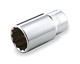 トネ(TONE) ディープソケット(12角) HP4D-32L 差込角12.7mm(1/2") 二面幅32mm