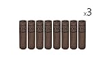BTMB Thickeningダークブラウン家具フィートソックス椅子脚床プロテクター 24PACK