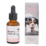 M&N's CBDオイル[動物病院取り扱い商品]｜犬用 CBDオイル CBD 300mg/30ml(1%) THCフリー 国産 ペット用 大容量 100%天然由来成分 ヒューマングレード 老犬ドッグフード てんかん ストレス シニア 老犬 認知症