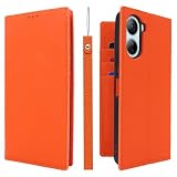 Ｈａｖａｙａ 対応 ZTE Libero 5G IV ケース A302ZT ケース 手帳型 docomo libero5g4 スマホケース au 耐衝撃 リベロ5g 4世代 カバー SoftBank カード収納 Y!mobile スタンド機能 レザー -ブルー＋イエロー