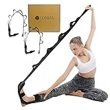 【認定理学療法士が推薦】SONITA レッグストレッチャー ストレッチ ヨガストラップ ストレッチバンド 【自宅で本格ストレッチ】 (両足用(2個セット))