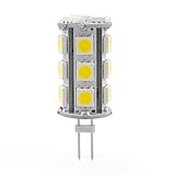 Reelco 4-Pack G4 4W Bi-pin Base LED Light Bulb Silica Gel Crystal, AC DC 12V Warm white 2700k-3000K 