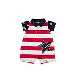 Good Lad新生児少年7月4日Onepiece カラー: レッド